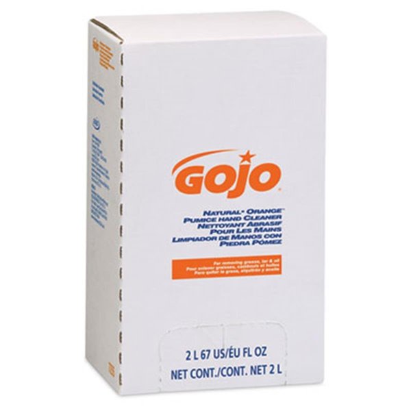 Gojo Gojo 7255 NATURAL ORANGE Pumice Hand Cleaner Refill  Citrus Scent  2000 mL  4 Per Carton 7255